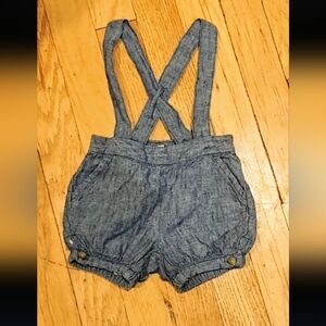 Janie and Jack Baby Boy Suspender Shorts